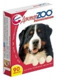 Витаминное лакомство для собак Доктор Zoo Здоровье кожи и шерсти 90 таб.